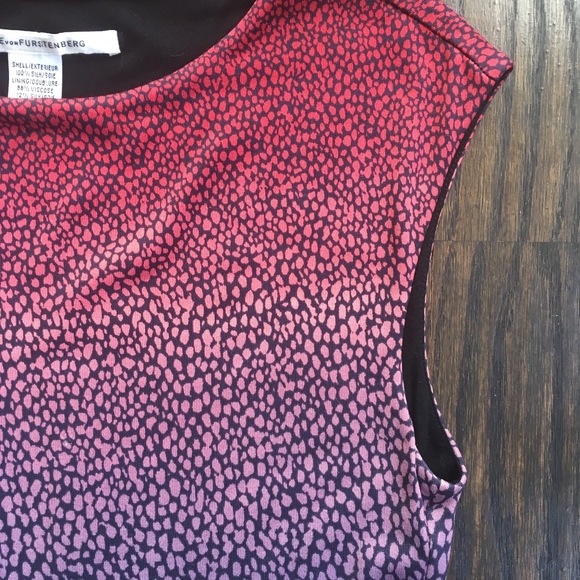 DVF Silk Ombre Printed Dress - Picture 6 of 12